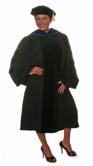 custom doctoral gown