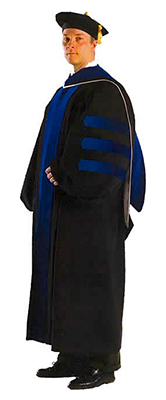 doctoral robe academic attire