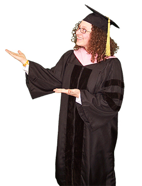 doctorate of education graduation gown