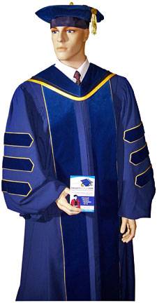 UCLA custom doctoral regalia